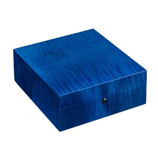 Uhrenbox Holz Damen Blau 4