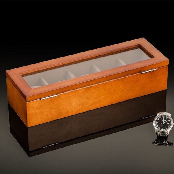 Uhrenbox Holz Vintage 5